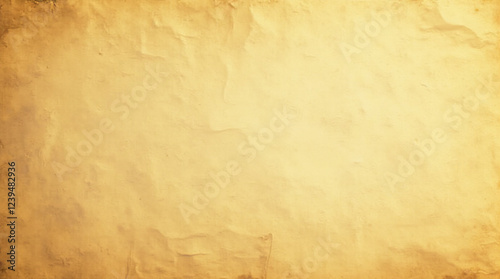 Background of old yellowed crumpled paper photo