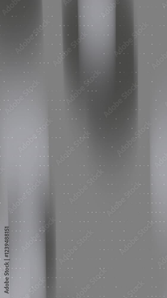 Fondo gris degradado con pequeños puntos blancos y líneas verticales. Adecuado para proyectos de diseño minimalista moderno, fondos tecnológicos y gráficos elegantes.