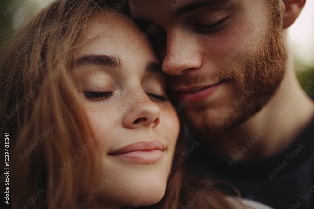 Man and a woman are hugging each other Man and a woman are hugging each other