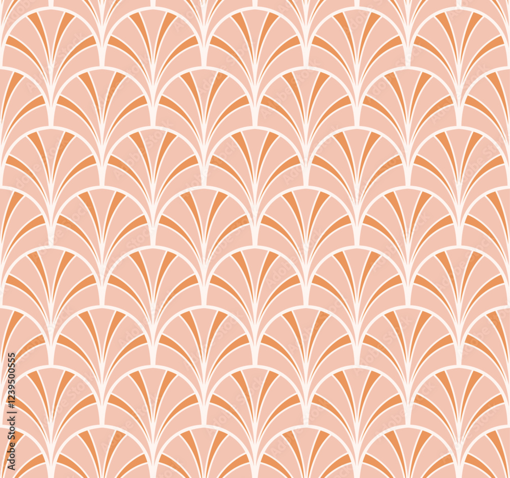 Classic Art Deco Seamless Pattern. Geometric Stylish Texture. Abstract Retro Vector Texture.
