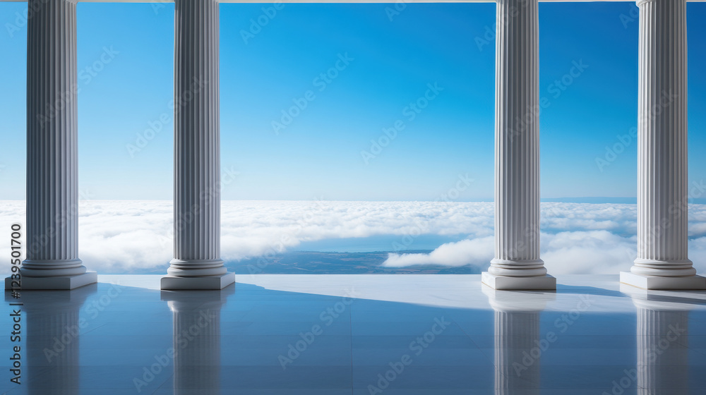 Elysium, A serene colonnade view over vast meadows, captured in high fidelity, perfect for nature-themed projects. Elysium, A serene colonnade view over vast meadows, captured in high fidelity, perfect for nature-themed projects.