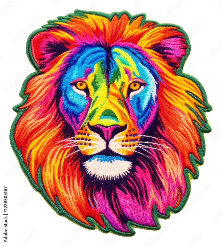Obraz premium PNG Lion pattern mammal animal.