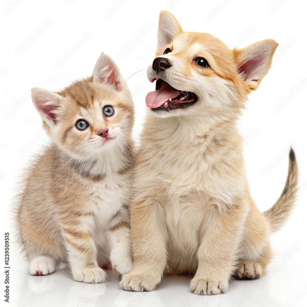 puppy and cat puppy and cat
