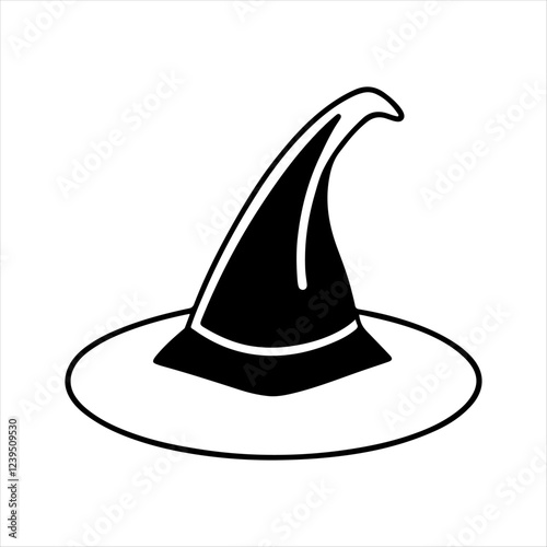  hat silhouette white background