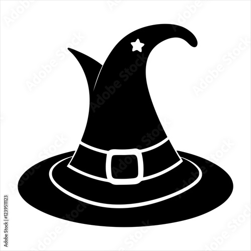  hat silhouette white background