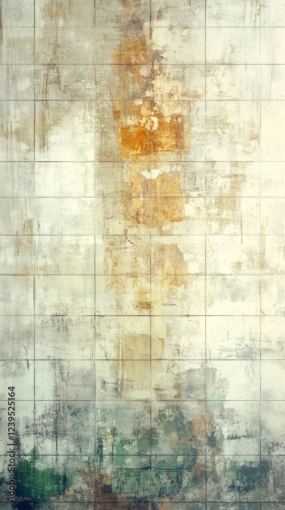 Old textured background with peeling paint forming a grid pattern Old textured background with peeling paint forming a grid pattern