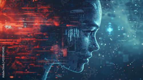 Ai creating adaptive design templates for print and digital media, adjusting based on content, ai adaptive design, dynamic layouts. Typography Integration. Illustration