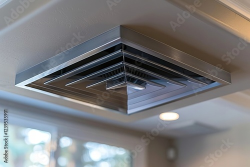 Improved Ceiling Ventilation in Home Rooms with Modern Air Vent Design photo