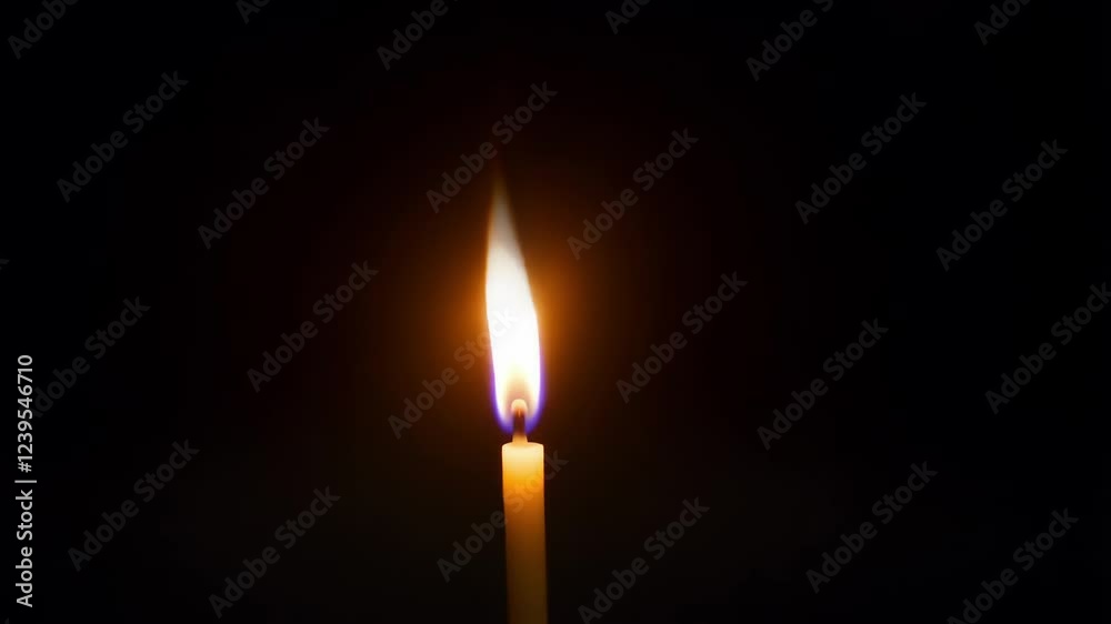Gentle candle flame softly dancing, casting warm luminescence against deep darkness, radiating serene ambiance and quiet emotional depth with subtle, mesmerizing movement Gentle candle flame softly dancing, casting warm luminescence against deep darkness, radiating serene ambiance and quiet emotional depth with subtle, mesmerizing movement