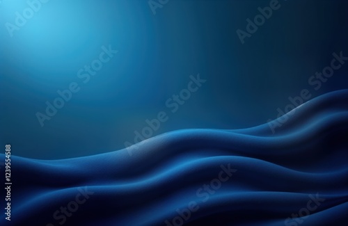 Wallpaper Mural Deep blue gradient background with wavy lines, grainy texture. Abstract design evokes sense of depth, movement. Ideal for tech design projects. Digital illustration with modern aesthetic. Abstract Torontodigital.ca