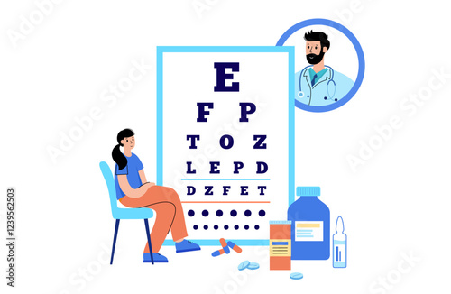 Eye examining and treatment