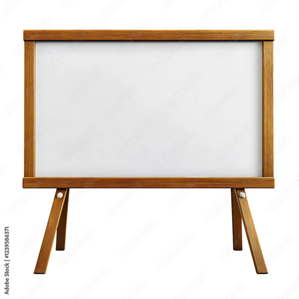 Blank Whiteboard for Educational Presentations and Class Lessons on Isolated Background Blank Whiteboard for Educational Presentations and Class Lessons on Isolated Background