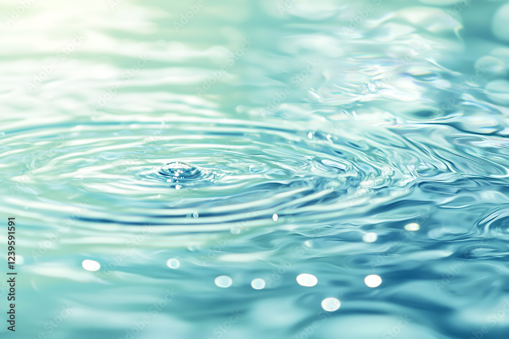 A single drop of water creates concentric ripples on a calm surface, showcasing the beauty of simple physics and the tranquility of nature. A single drop of water creates concentric ripples on a calm surface, showcasing the beauty of simple physics and the tranquility of nature.