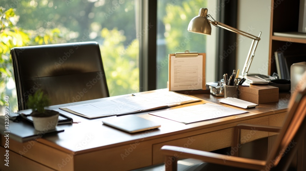 A corporate management planning desk with business expansion blueprints, competitive analysis charts, and executive leadership tools. A corporate management planning desk with business expansion blueprints, competitive analysis charts, and executive leadership tools.