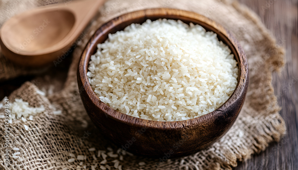 Eat rice at the table Eat rice at the table