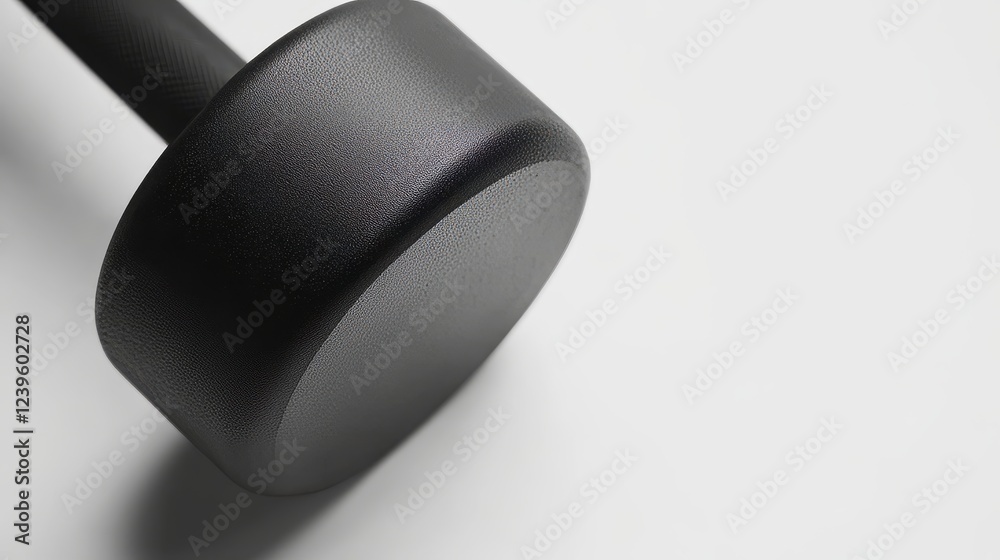 Contemporary matte black fitness dumbbell Contemporary matte black fitness dumbbell
