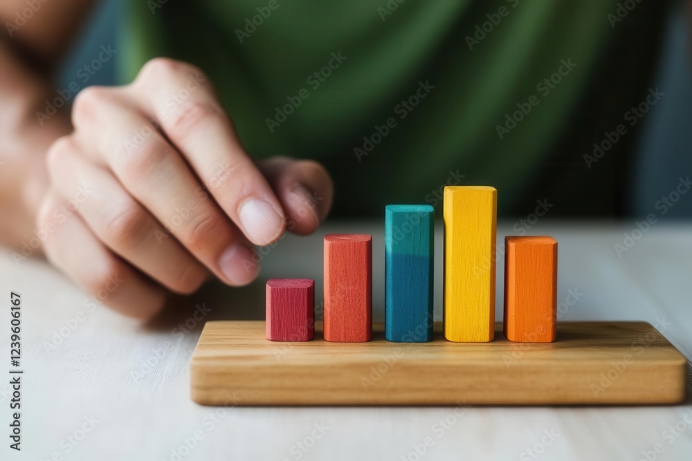 Fototapeta premium smart library data analytics technology. Data visualization tools for presenting library impact metrics to stakeholders, supporting funding and development efforts, smart library
