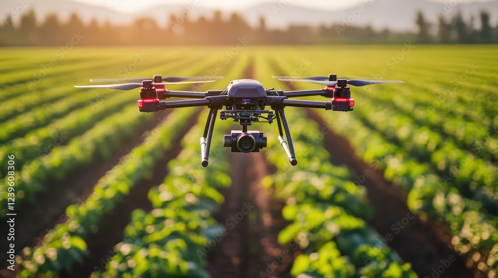 Drone Monitoring Crop Health with Sensors and Cameras for Precision Agriculture Drone Monitoring Crop Health with Sensors and Cameras for Precision Agriculture