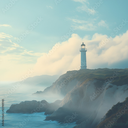 lighthouse on the coast
