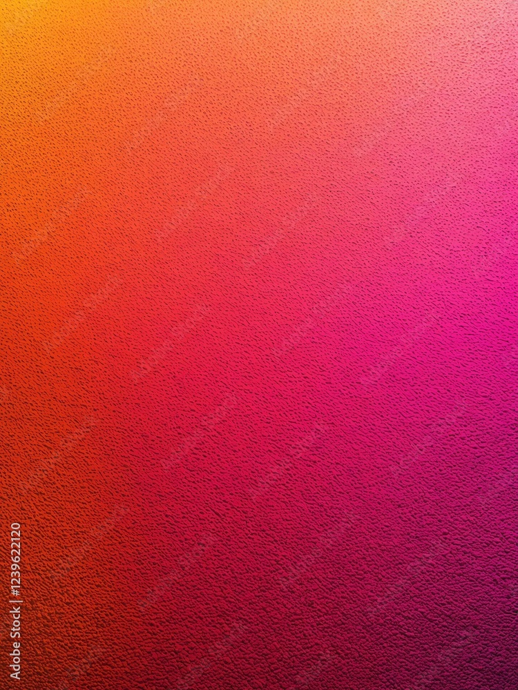 Fototapeta premium orange to pink smooth grainy texture gradient with glowing noise, dynamic background