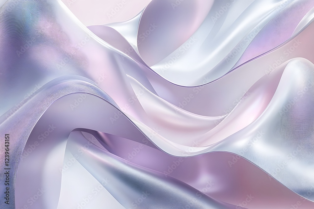 Obraz premium Abstract Iridescent Fabric Drape