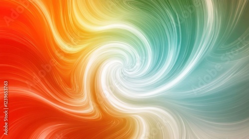 Colorful Abstract Swirling Lines Background with Vibrant Gradients and Smooth Textures