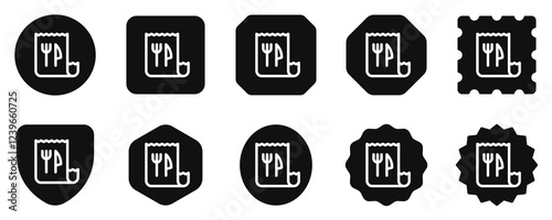 Editable restaurant bill, invoice vector icon. Part of a big icon set family. Perfect for web and app interfaces, presentations, infographics, etc