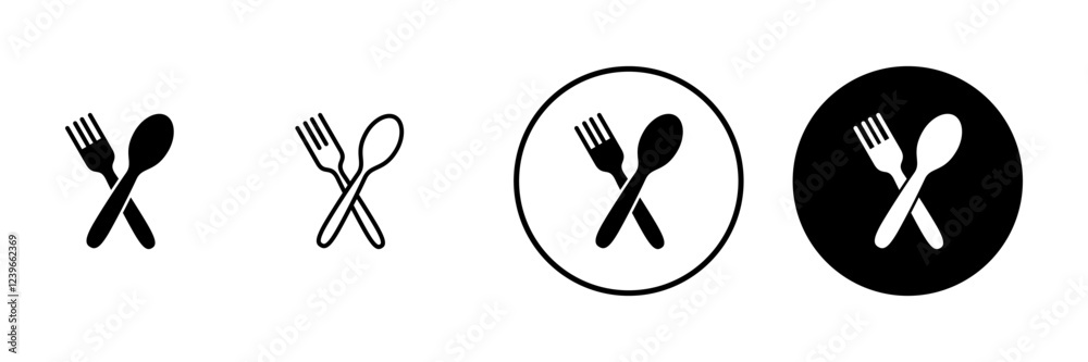spoon and fork icon vector. spoon, fork and knife icon vector. restaurant sign and symbol spoon and fork icon vector. spoon, fork and knife icon vector. restaurant sign and symbol