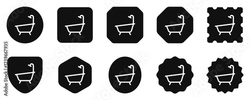 Editable bath tub, bathroom vector icon. Part of a big icon set family. Perfect for web and app interfaces, presentations, infographics, etc