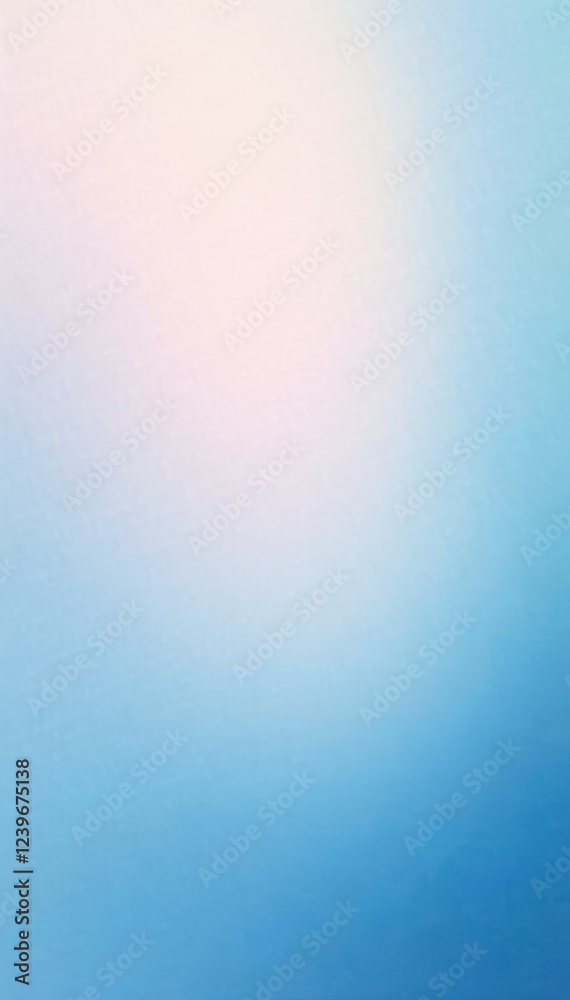 Fototapeta premium Soft, blurred pastel blue and white ombre effect, abstract, canvas, ethereal