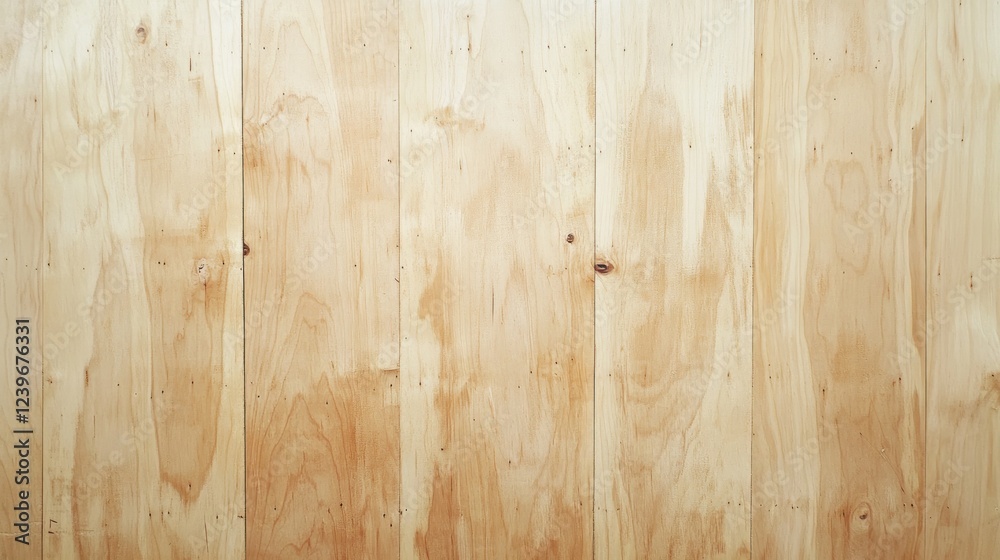 Naklejka premium Light Brown Wooden Plank Texture Background