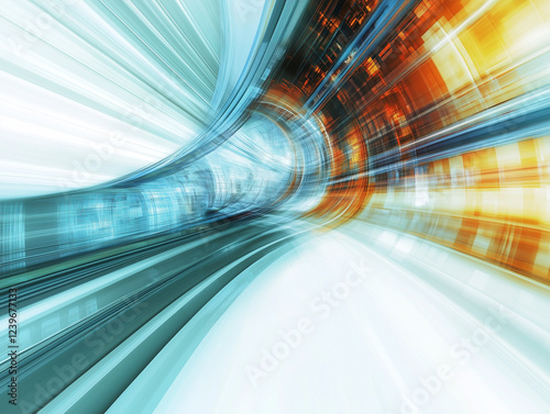 Abstract technology background with a focus on innovative business solutions, showcasing a dynamic blend of digital tools, data analytics, and strategic planning to drive efficiency, productivity