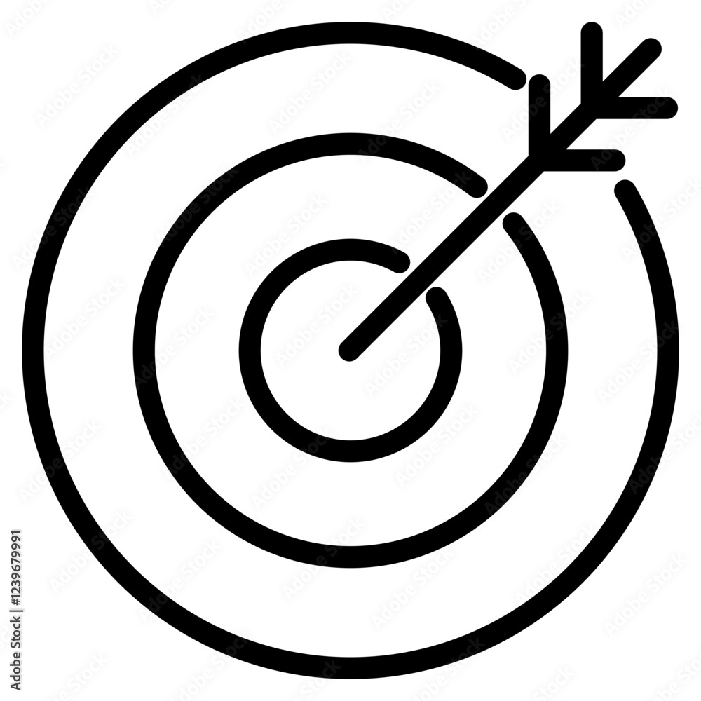 Target Icon Strategic target icon, symbolizing business goals, achievements, and marketing strategies. Target Icon Strategic target icon, symbolizing business goals, achievements, and marketing strategies.