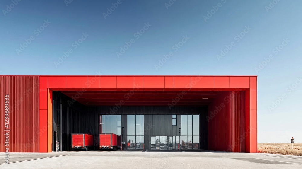 Modern Logistics Center in Hinnerup, Denmark Showcasing Innovative Design and Efficient Loading Areas Modern Logistics Center in Hinnerup, Denmark Showcasing Innovative Design and Efficient Loading Areas