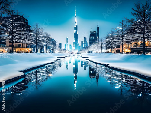 Skyscraper Reflects Majesti...