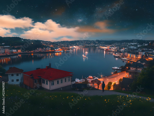 Coastal Town Lights Up at N...