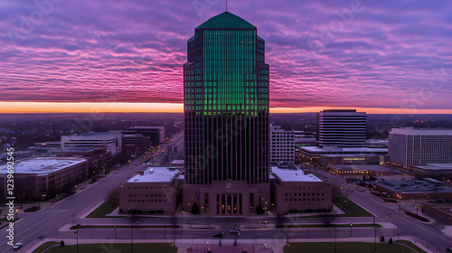 Skyscraper Stands Tall Amid...