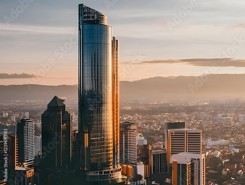 Modern Skyscraper Stands Ta...
