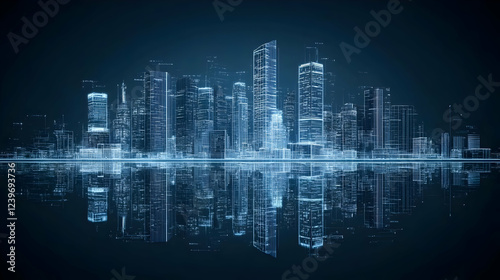 Futuristic Cityscape Illust...