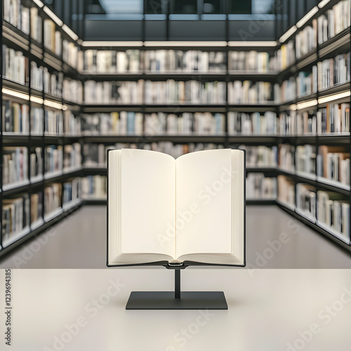 Open Book Stands on Display...