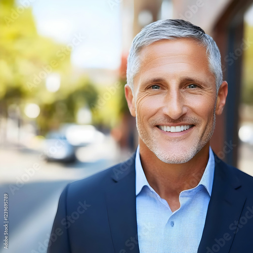 Portrait of a Smiling Busin...