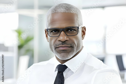Confident Businessman Poses...