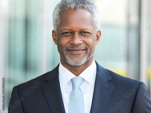 Confident Businessman Smile...