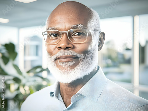 Portrait of a Confident Sen...