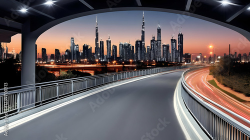 Elevated Road Curves Toward...