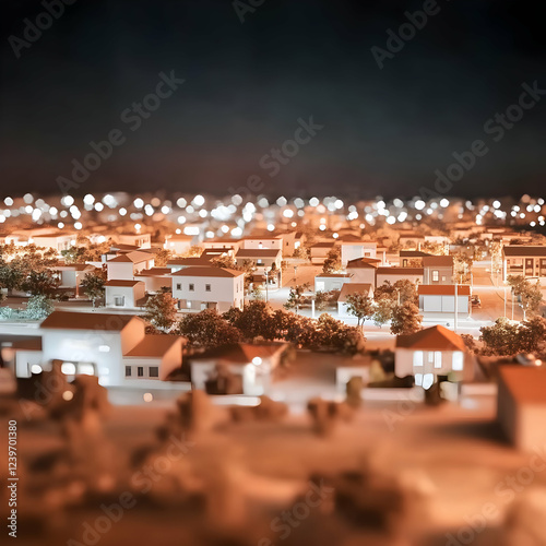Miniature Suburban Town at ...