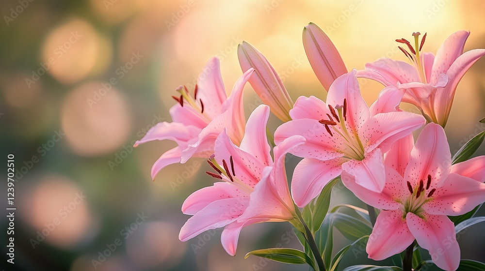 Ethereal Pink Lilies Blooming in Soft Golden Morning Light Romantic Floral Photography Botanical Aesthetic Imagery Macro Nature Photography Ethereal Pink Lilies Blooming Ethereal Pink Lilies Blooming in Soft Golden Morning Light Romantic Floral Photography Botanical Aesthetic Imagery Macro Nature Photography Ethereal Pink Lilies Blooming
