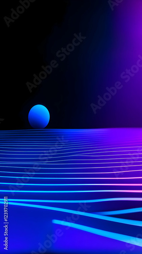 Abstract Background with Gl...