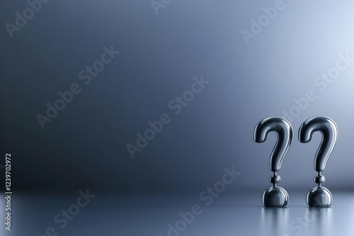 Two Metallic Question Marks...