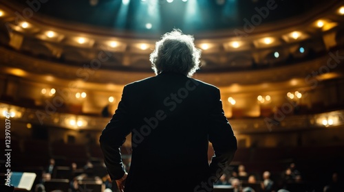 Wallpaper Mural Maestro's Backstage Moment: A Conductor's Silent Symphony Before the Grand Performance Torontodigital.ca